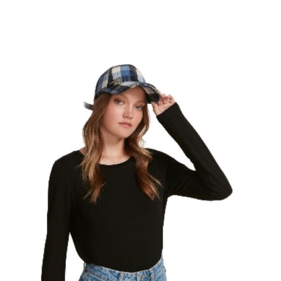 NWT I.N.C International Concepts Women’s Leopard Print Wool Blend Beret blue - Picture 2 of 6